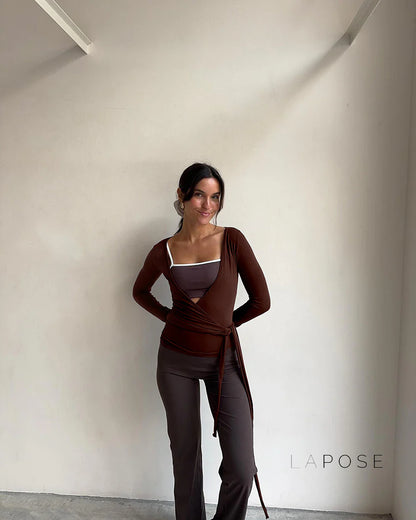 Kamya V-Neck Wrap Top