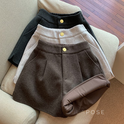 Katharine Tailored High-Waist Shorts