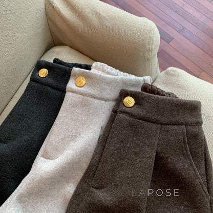 Katharine Tailored High-Waist Shorts