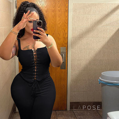 Kaylin Ribbed Shorts Set