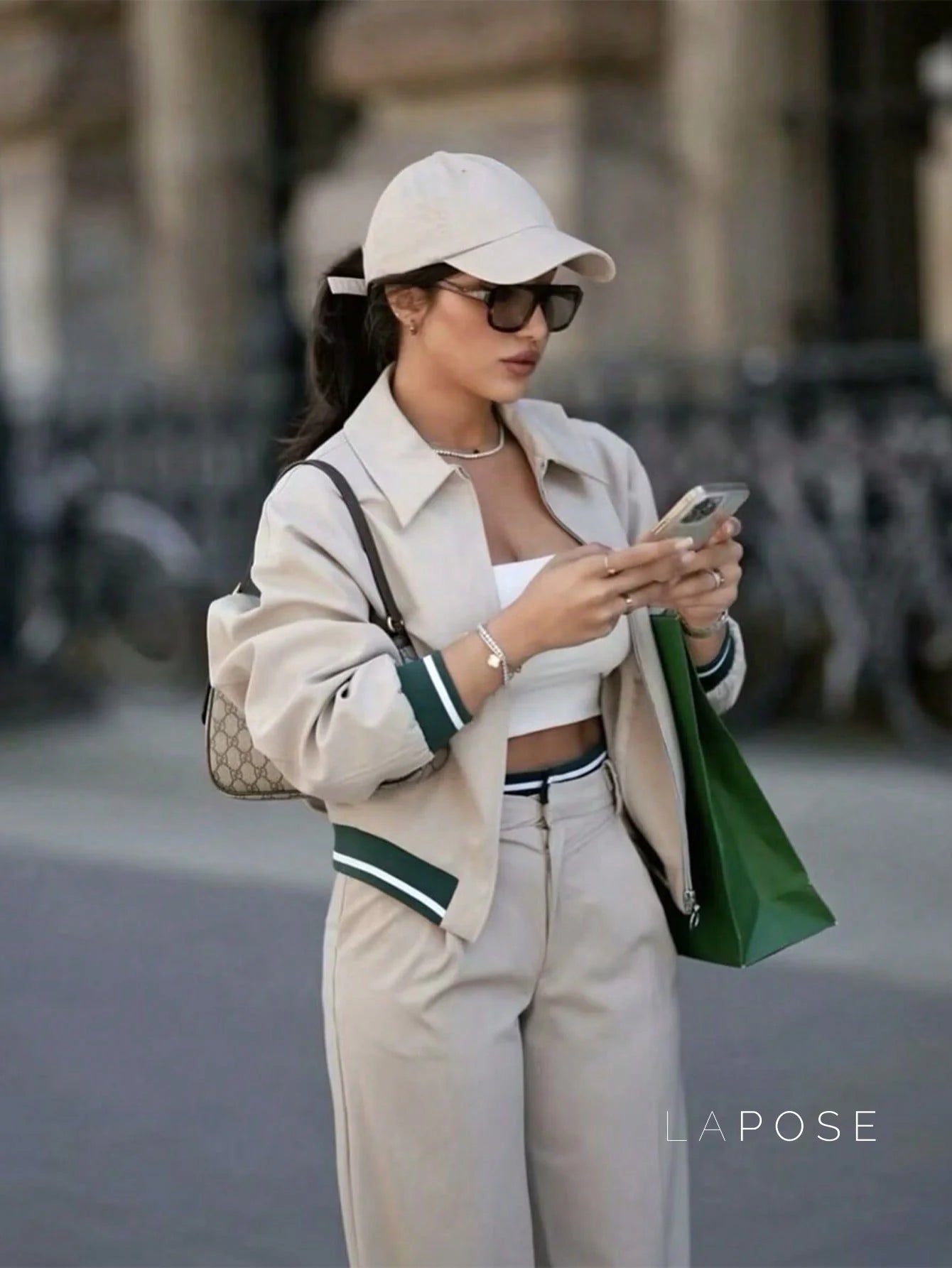 Kenley Khaki Ribbed Jacket