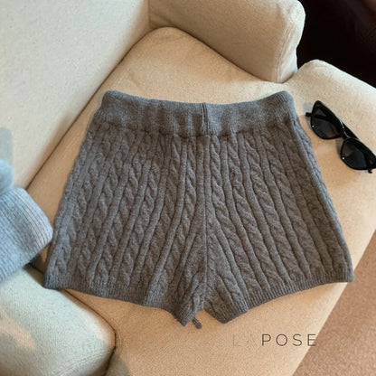 Khyla Cozy Wide-Leg Shorts