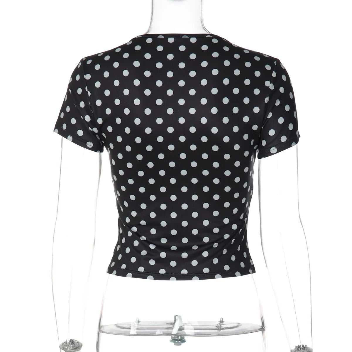 Kirra Polka Dot Lace Trim Top
