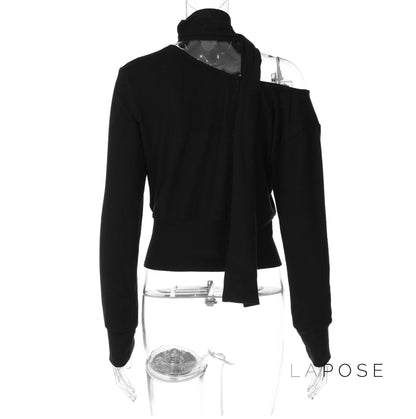 Kynsleigh One Shoulder Tie Top