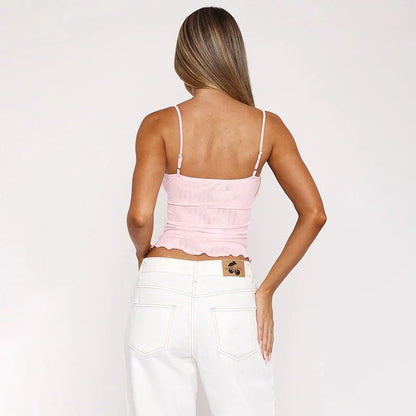 Lace V-Neck Camisole Top