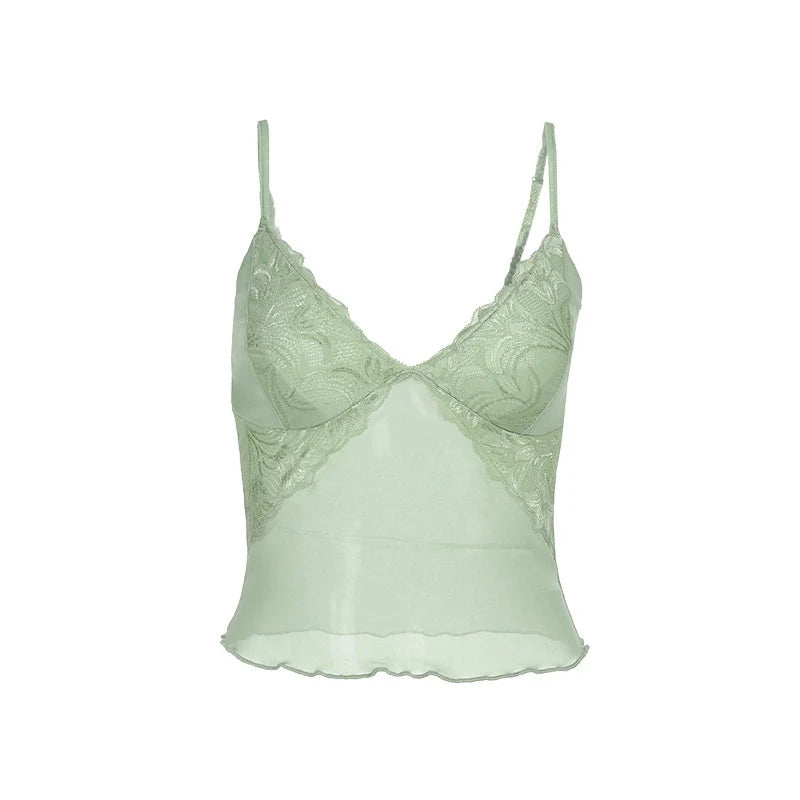 Lace V-Neck Camisole Top