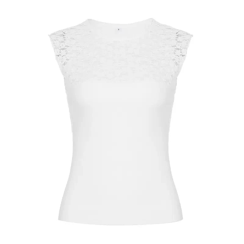 Lakyn Lace Patchwork Slim Tank