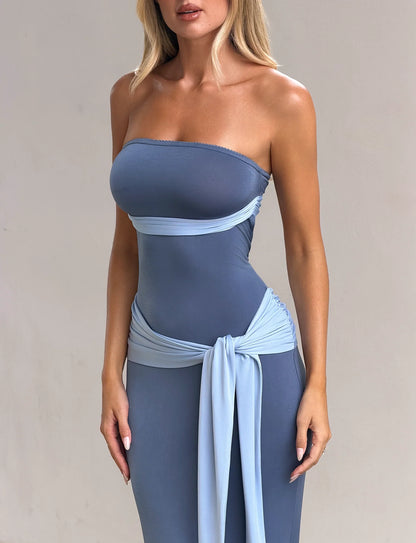 Lanaya Two-Tone Maxi Dress