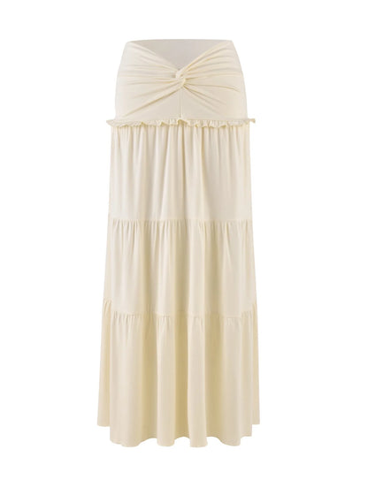 Layloni Twist Front Maxi Skirt