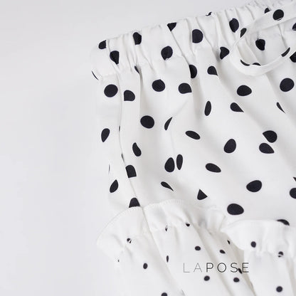 Leeanna Layered Polka Dot Skirt