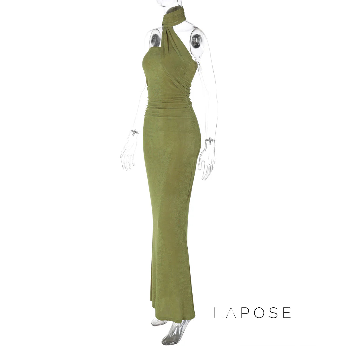 Leilani Ruched Bodycon Maxi Dress