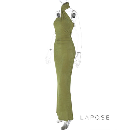 Leilani Ruched Bodycon Maxi Dress