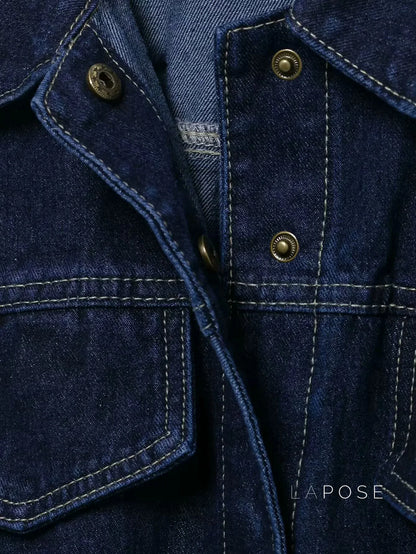 Lexie Belted Denim Jacket