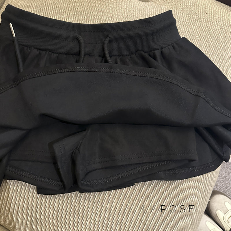 Liah Textured A-Line Mini Skirt