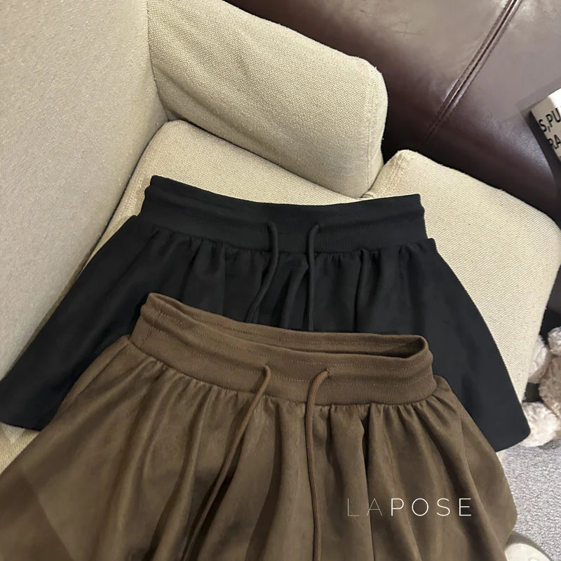 Liah Textured A-Line Mini Skirt