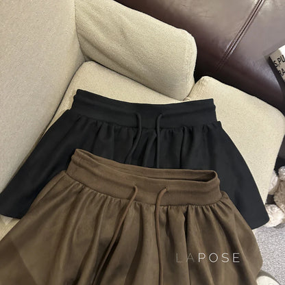 Liah Textured A-Line Mini Skirt
