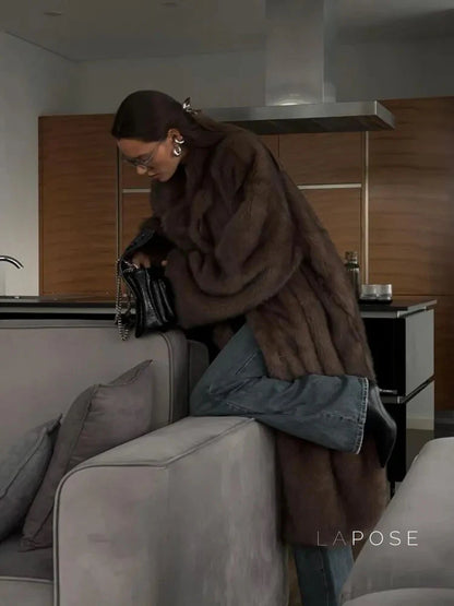 Lilly Fluffy Faux Fur Coat