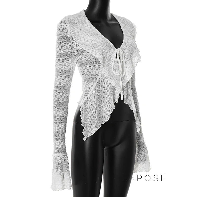 Lisbeth Lace Cardigan Top