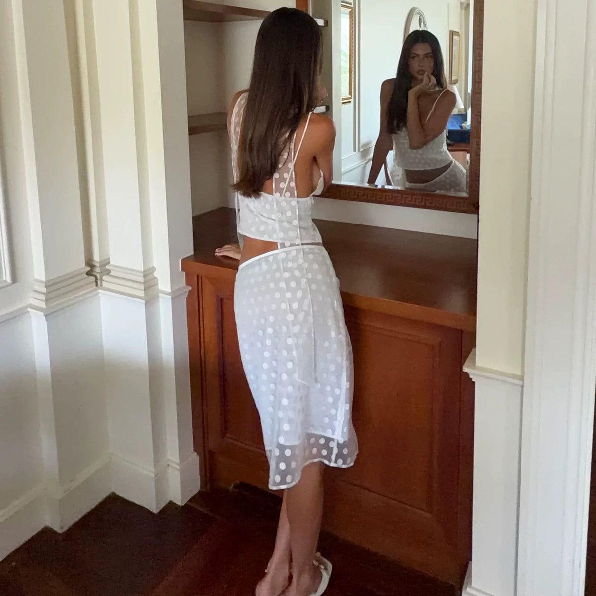 Lowen Polka Dot Midi Set