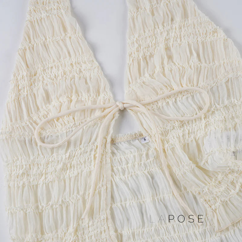 Lundyn Lace Halter Top