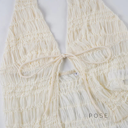 Lundyn Lace Halter Top