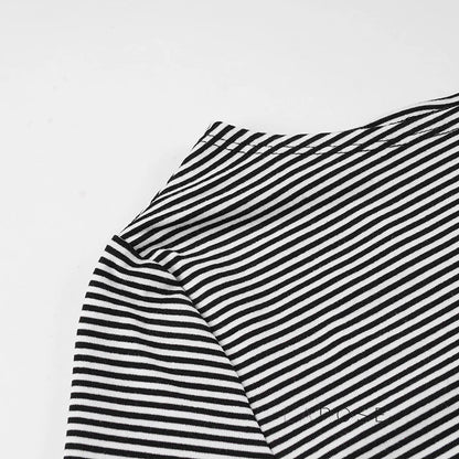 Macie Contrast Stripe Knit Top
