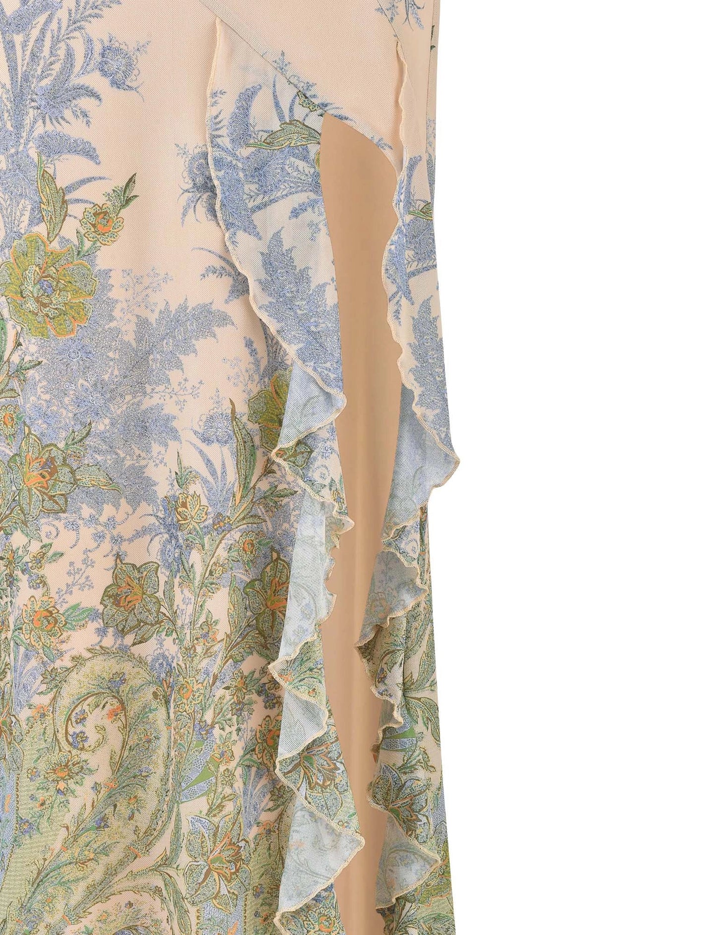 Madelyne Printed Slit Maxi Dress
