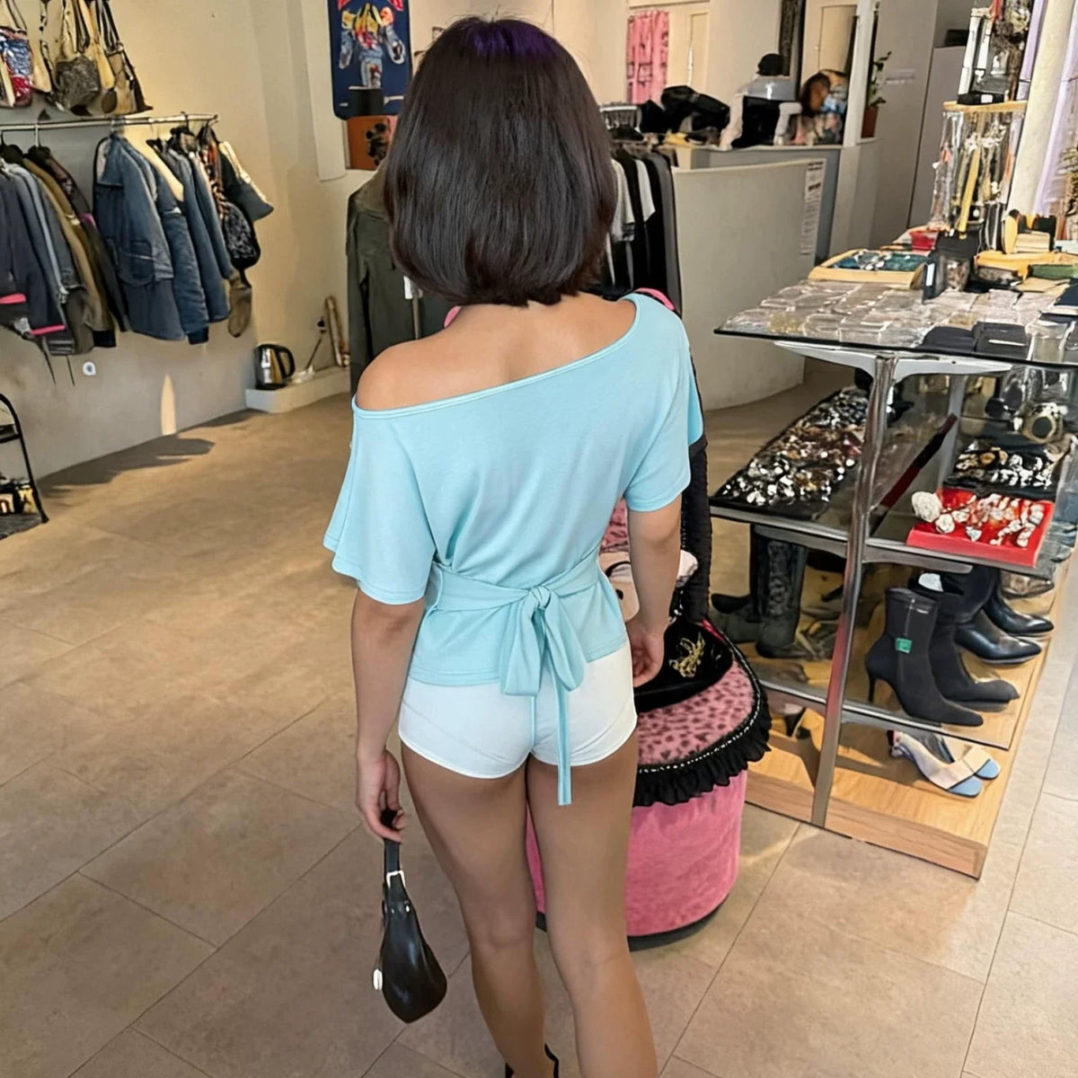 Mae Off Shoulder Ruched Top