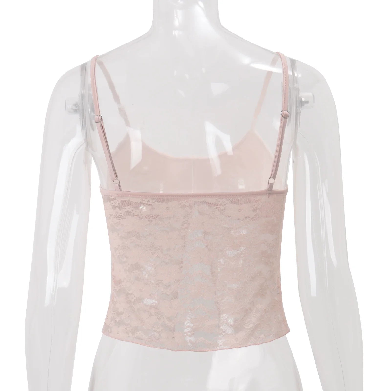 Mahlani Lace Ruffle Tie Camisole