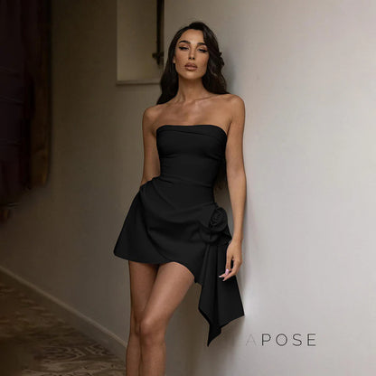 Marykate Floral Strapless Mini Dress