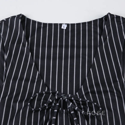 Maybelline Striped Lace-Up Camisole