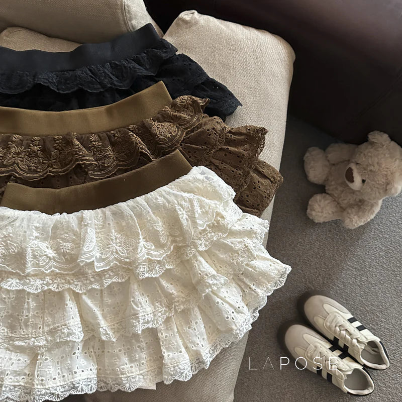 Meira Layered Ruffle Mini Skirt