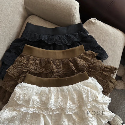 Meira Layered Ruffle Mini Skirt