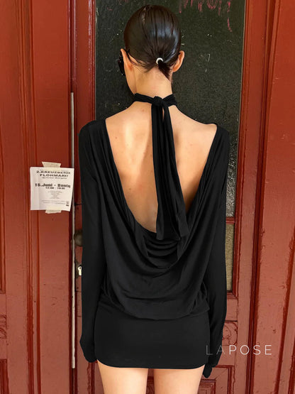 Monica Collared Bodycon Mini Dress