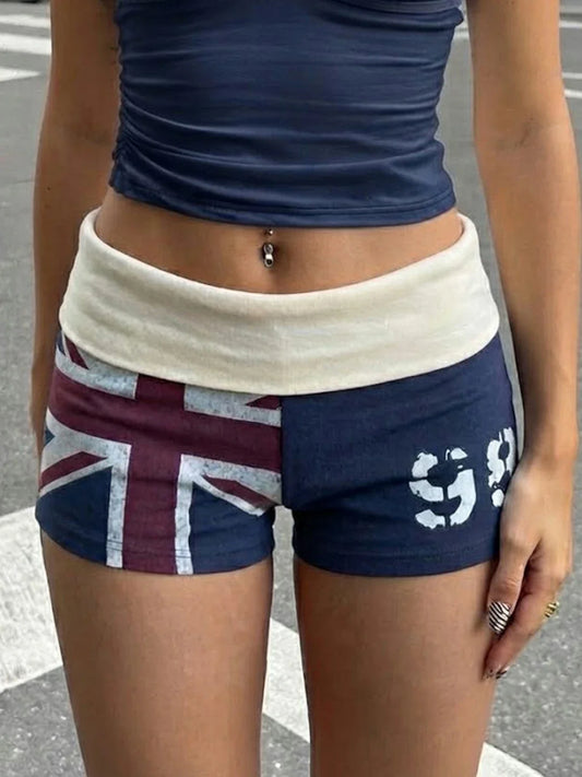 Nadeen Low Rise Foldover Shorts