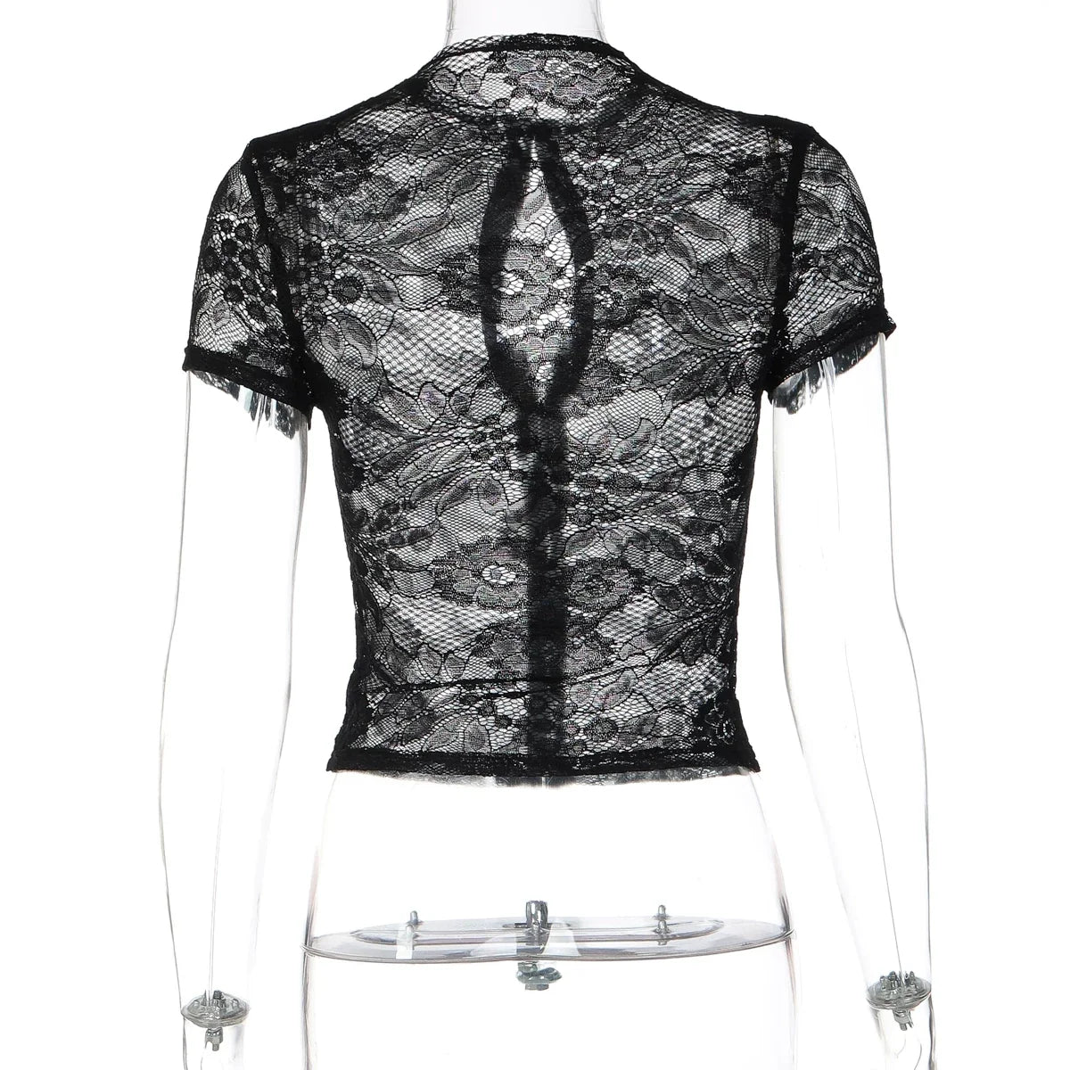 Nainika Lace Hook-and-Eye Top