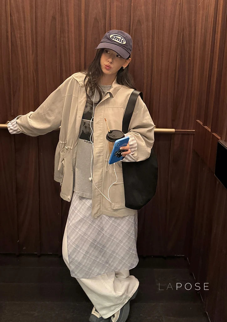 Nilah Cinched Utility Trench Coat
