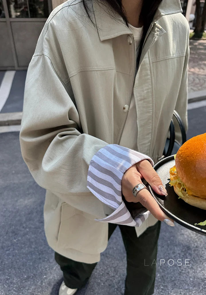 Nilah Cinched Utility Trench Coat