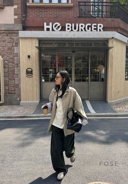 Nilah Cinched Utility Trench Coat