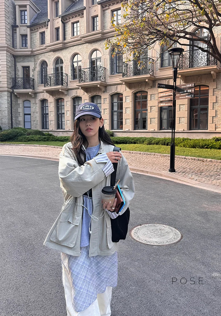 Nilah Cinched Utility Trench Coat