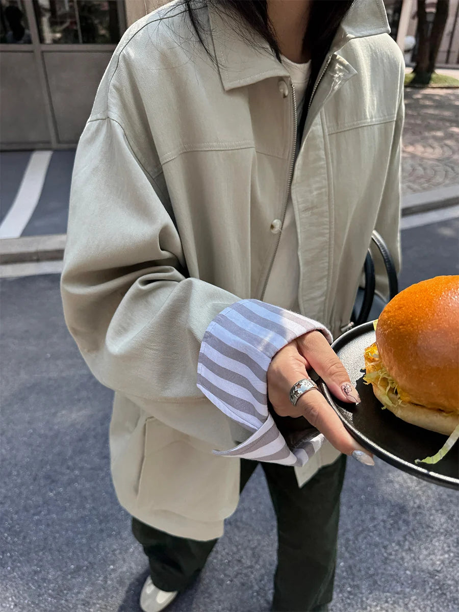 Nilah Cinched Utility Trench Coat