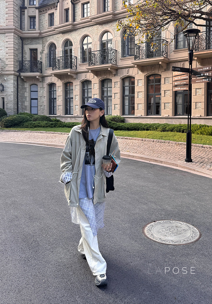 Nilah Cinched Utility Trench Coat