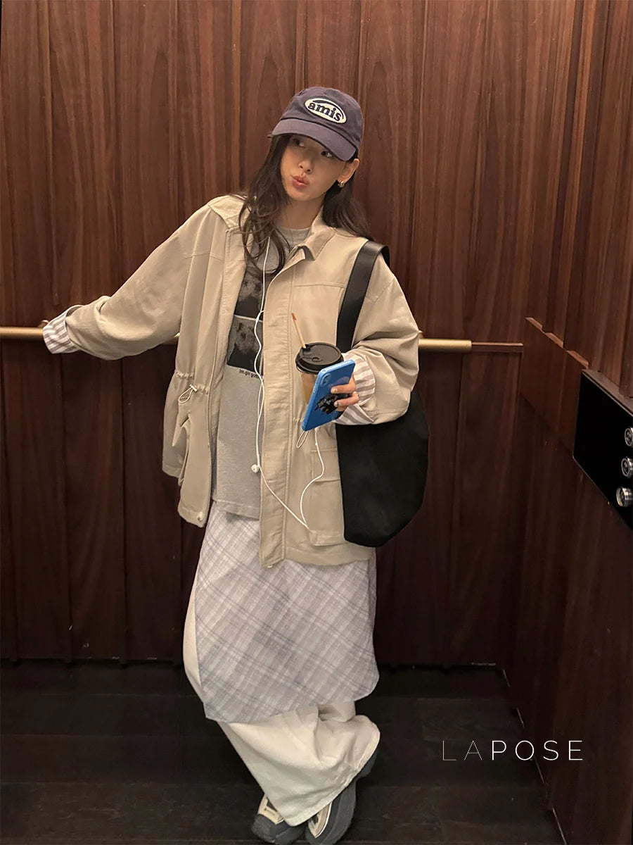 Nilah Cinched Utility Trench Coat