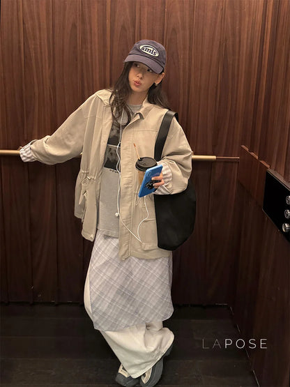 Nilah Cinched Utility Trench Coat
