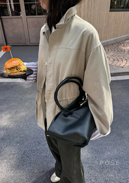 Nilah Cinched Utility Trench Coat