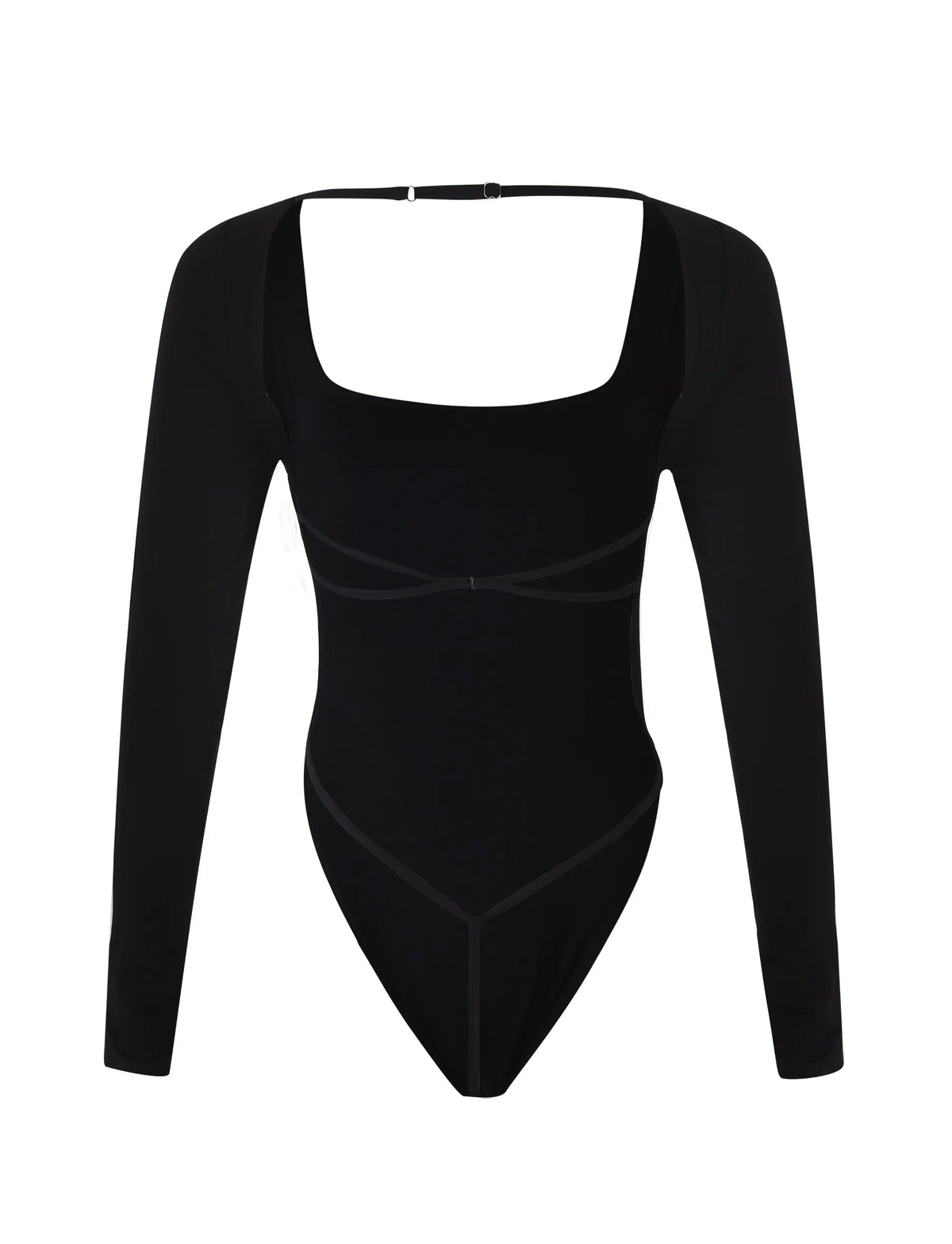 Oaklynn Backless Long Sleeve Bodysuit