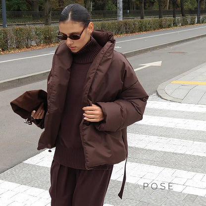 Paisleigh Belted Puffer Jacket