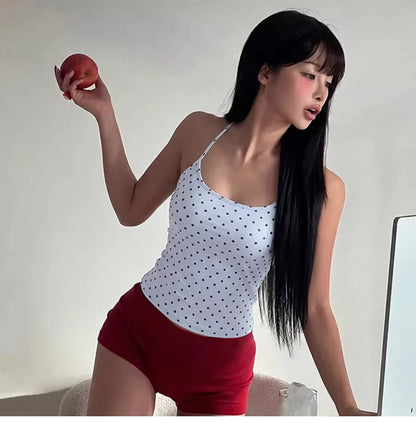 Polka Dot Halter Top