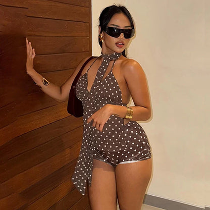 Polka Dot Two-Piece Short Set