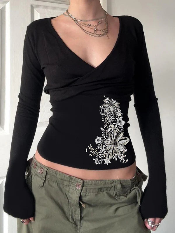 Raylan Floral V-Neck Top
